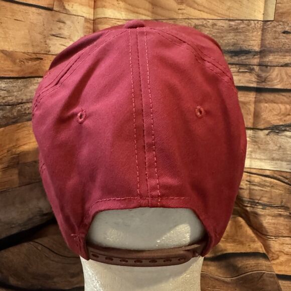 Farmers Elevator Happy Texas Vintage Red Hat Cap Agriculture Grain Snapback - Picture 3 of 7